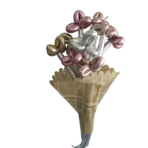 זר פרחים מבלונים