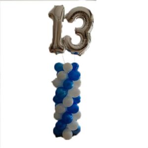 סטנד בלונים ליום הולדת 13